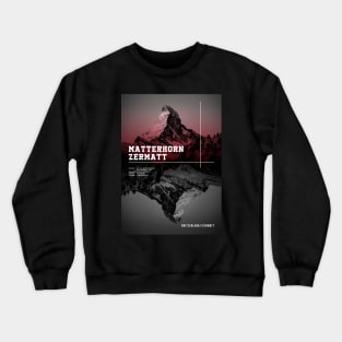 MATTERHORN ZERMATT WIKIPEDIA Crewneck Sweatshirt